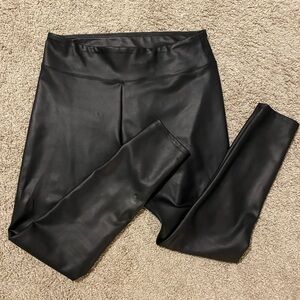 Express pleather leggings
